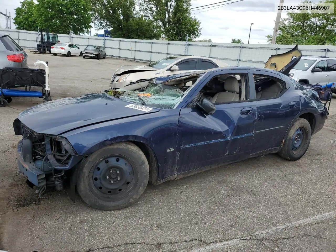 2006 Dodge Charger Se VIN: 2B3LA43G96H446907 Lot: 55609475