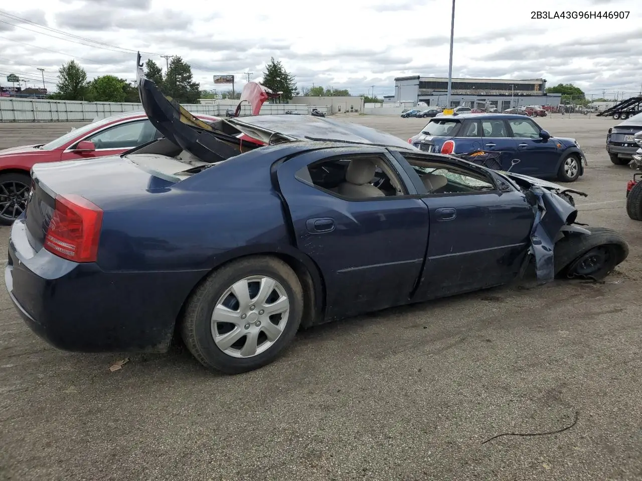 2006 Dodge Charger Se VIN: 2B3LA43G96H446907 Lot: 55609475