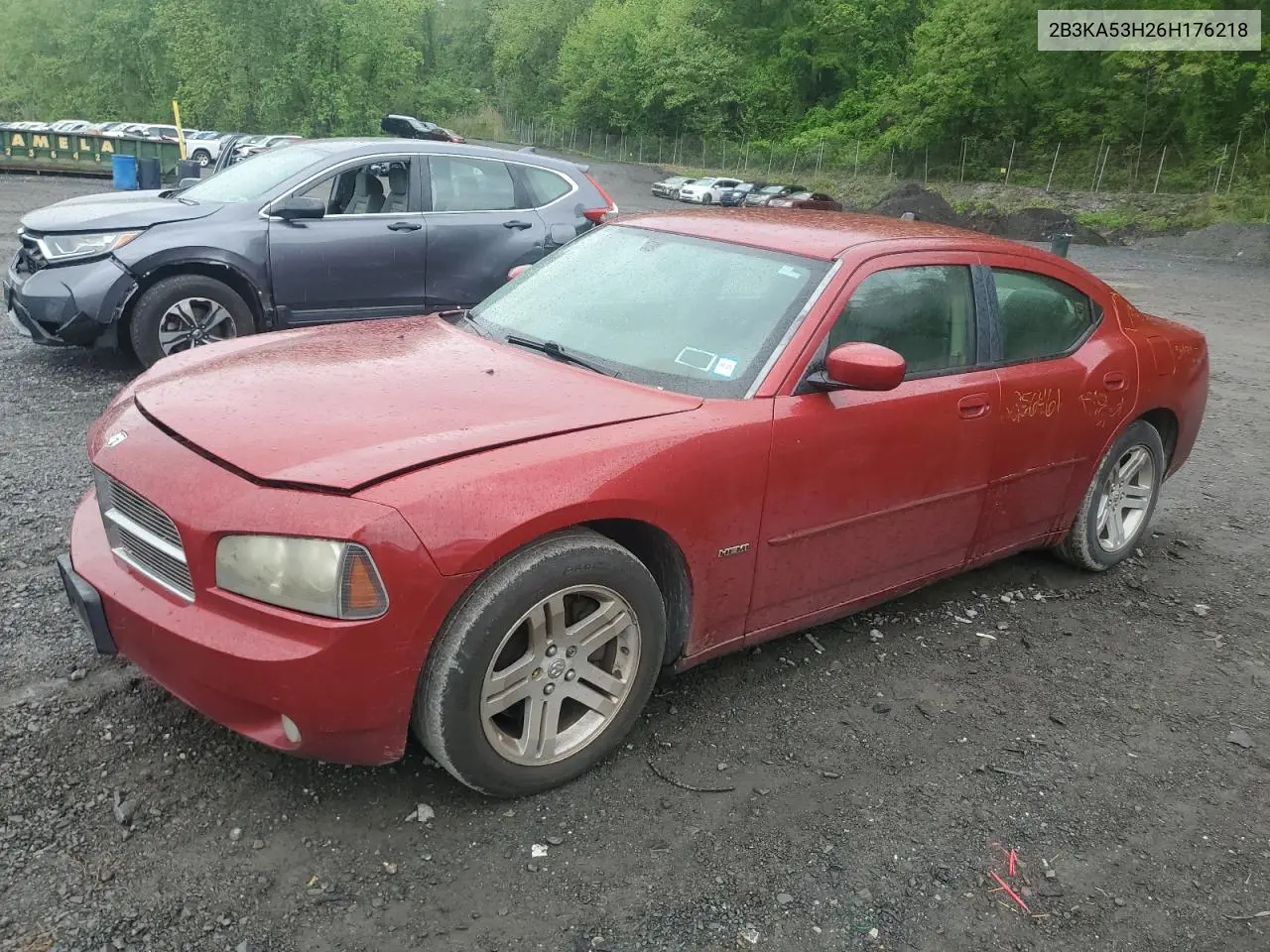 2006 Dodge Charger R/T VIN: 2B3KA53H26H176218 Lot: 56004855