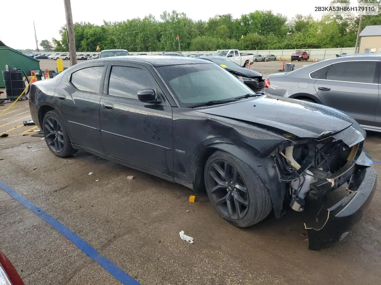 2006 Dodge Charger R/T VIN: 2B3KA53H86H179110 Lot: 56318655