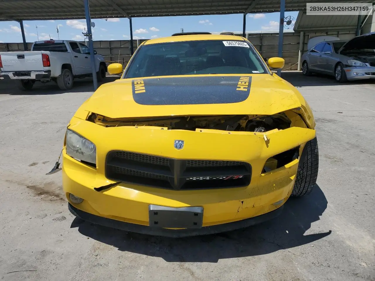 2006 Dodge Charger R/T VIN: 2B3KA53H26H347159 Lot: 56575605