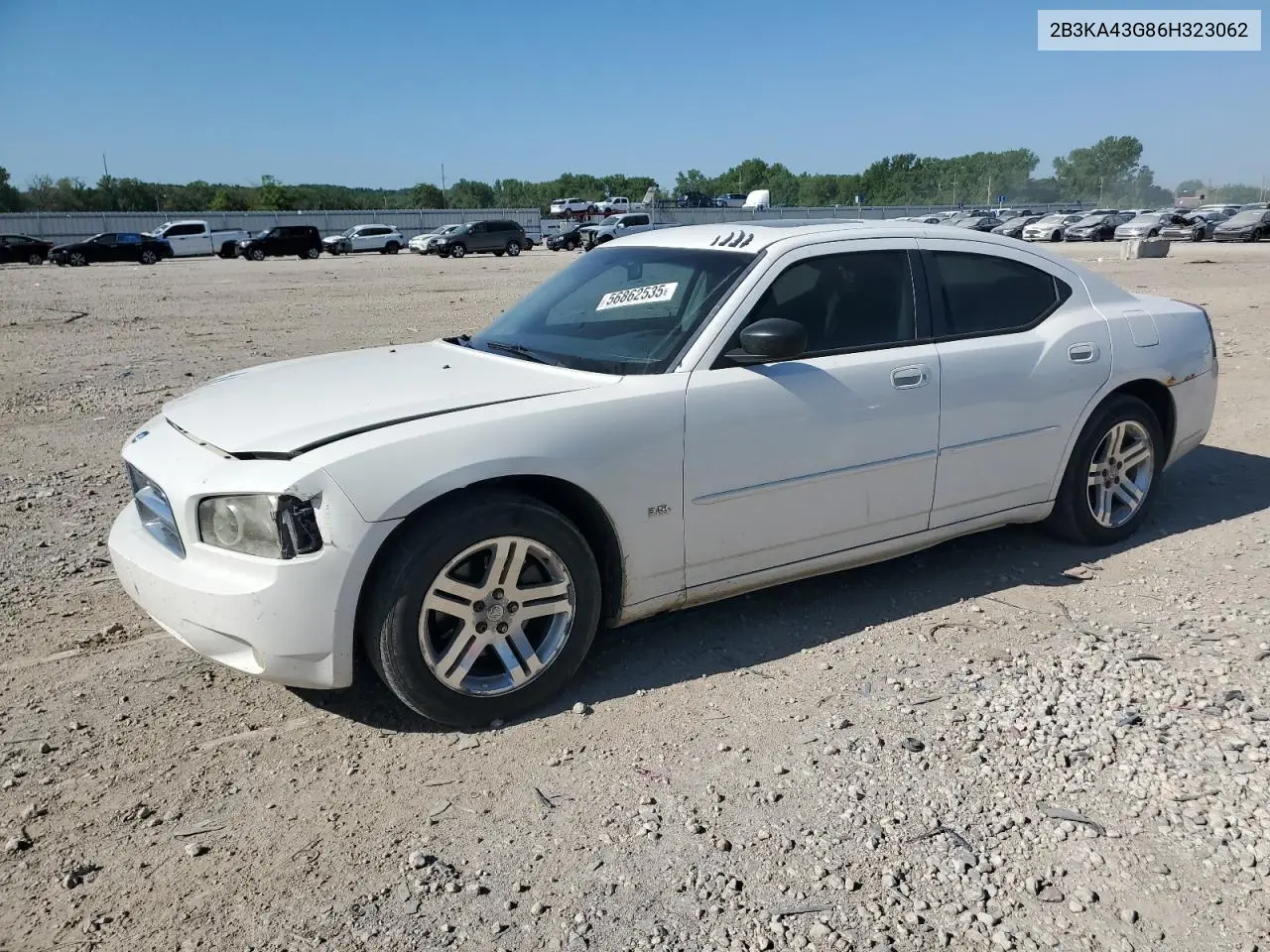 2006 Dodge Charger Se VIN: 2B3KA43G86H323062 Lot: 56862535