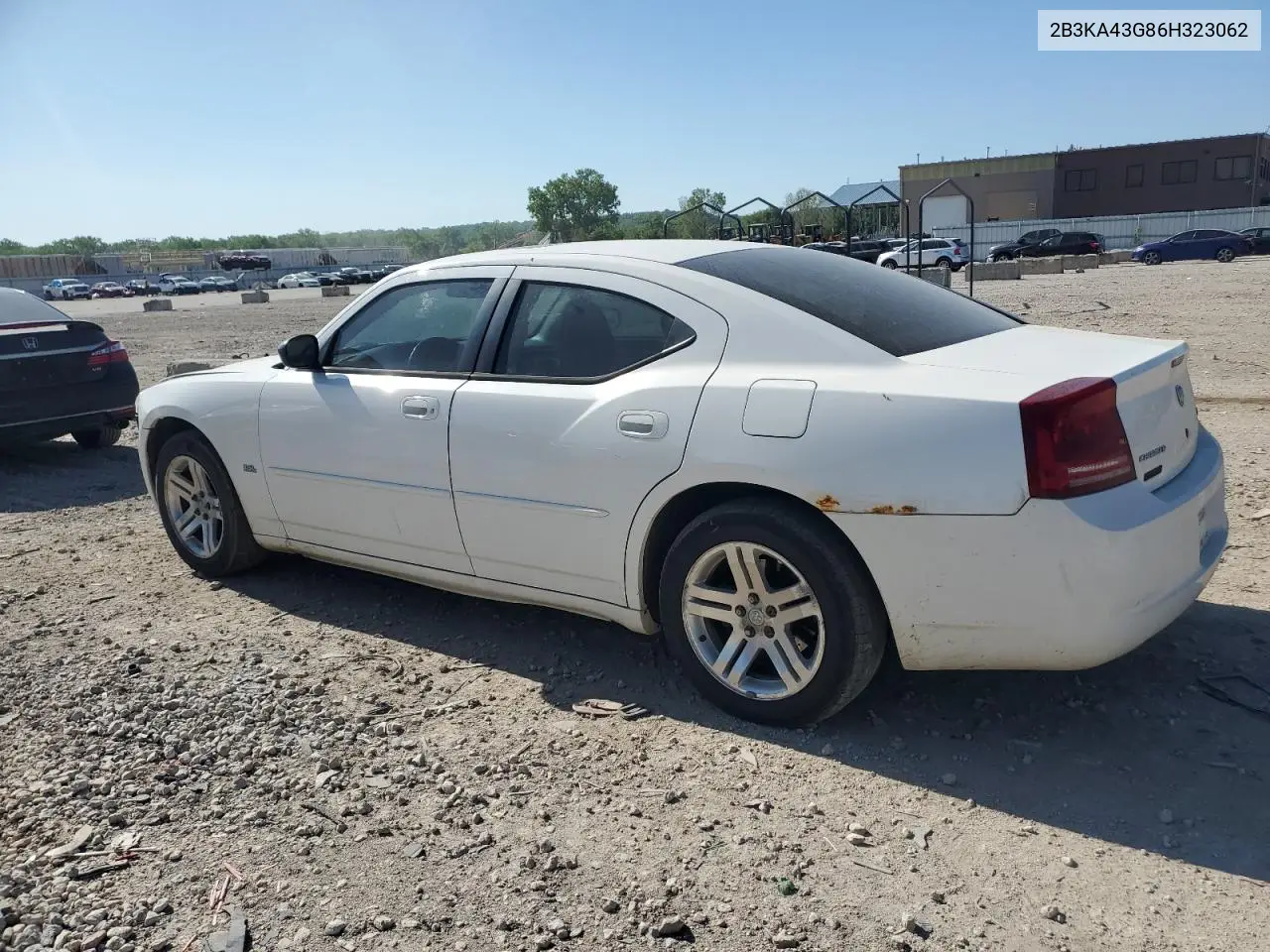 2006 Dodge Charger Se VIN: 2B3KA43G86H323062 Lot: 56862535