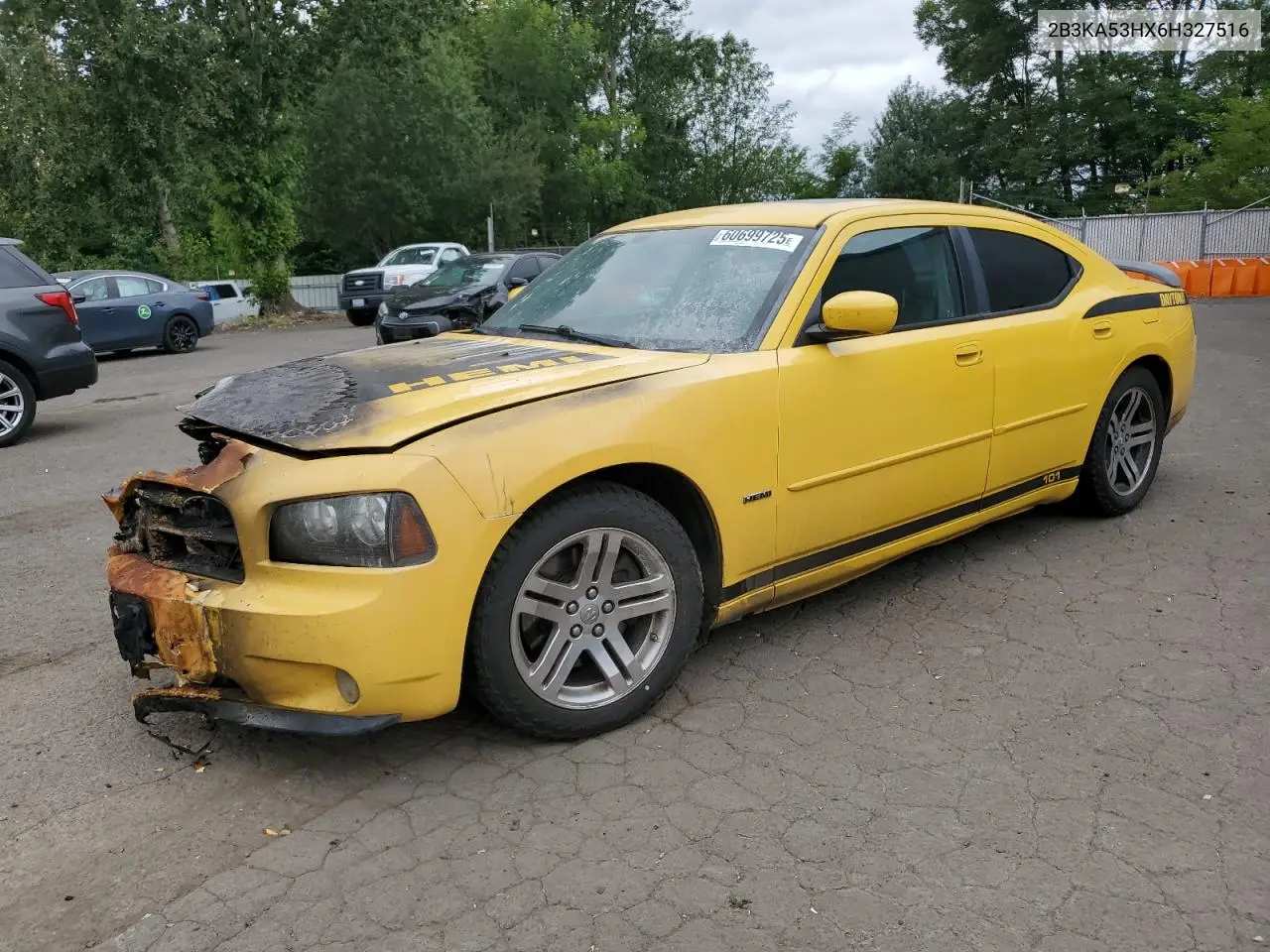2006 Dodge Charger R/T VIN: 2B3KA53HX6H327516 Lot: 60699725
