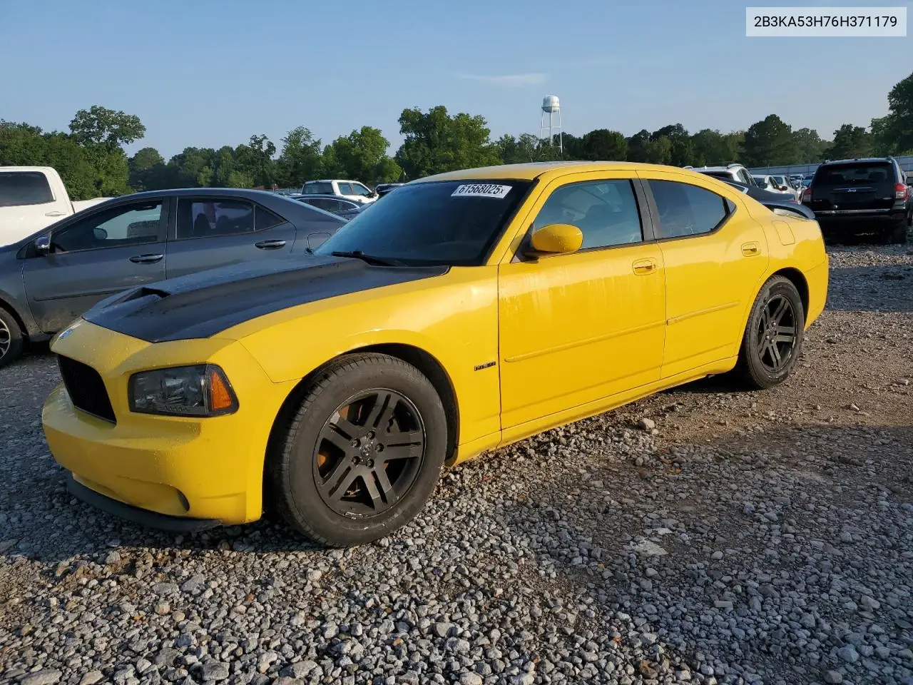 2006 Dodge Charger R/T VIN: 2B3KA53H76H371179 Lot: 61568025