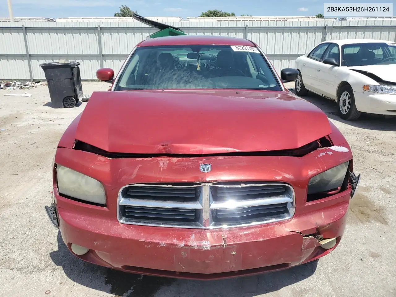 2006 Dodge Charger R/T VIN: 2B3KA53H26H261124 Lot: 62291495