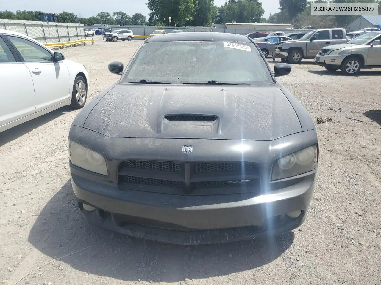 2006 Dodge Charger Srt-8 VIN: 2B3KA73W26H265877 Lot: 62549525