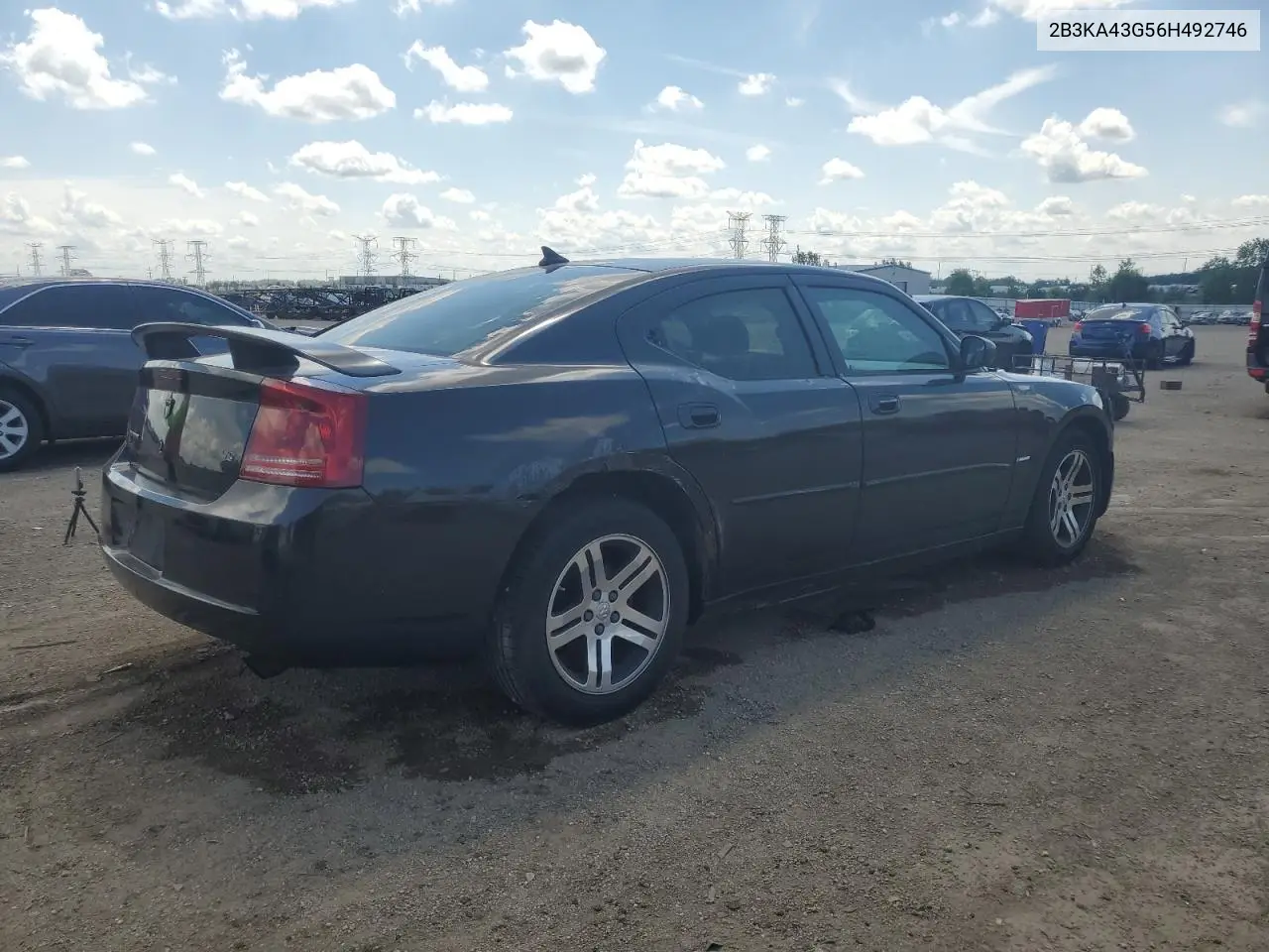 2006 Dodge Charger Se VIN: 2B3KA43G56H492746 Lot: 62712175