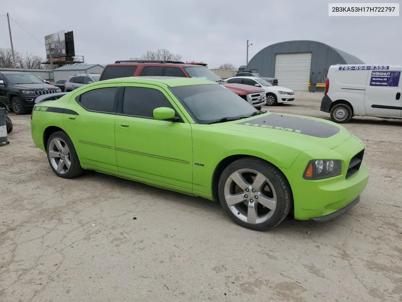 2007 Dodge Charger R/T VIN: 2B3KA53H17H722797 Lot: 49736095