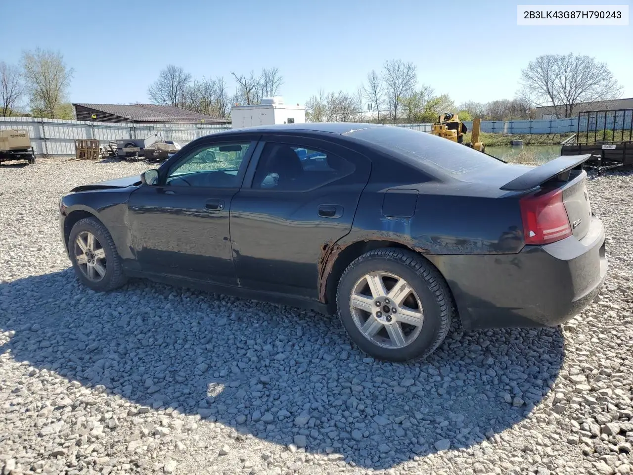 2007 Dodge Charger Se VIN: 2B3LK43G87H790243 Lot: 55153425