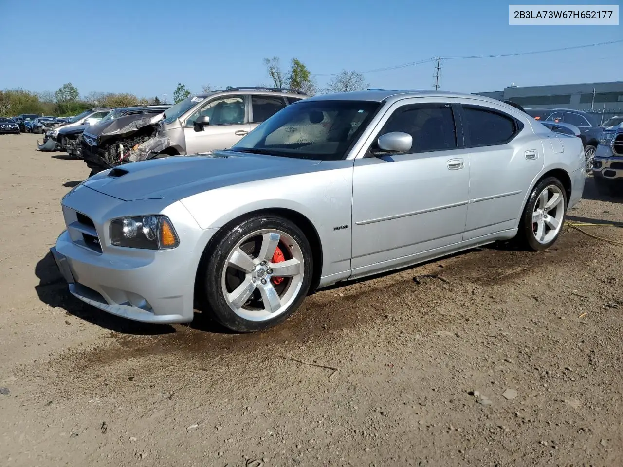 2007 Dodge Charger Srt-8 VIN: 2B3LA73W67H652177 Lot: 55176925