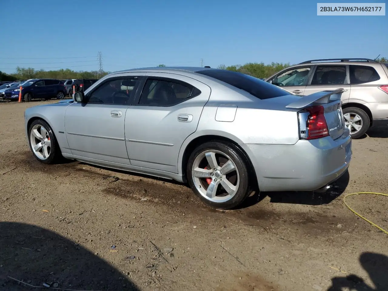 2007 Dodge Charger Srt-8 VIN: 2B3LA73W67H652177 Lot: 55176925