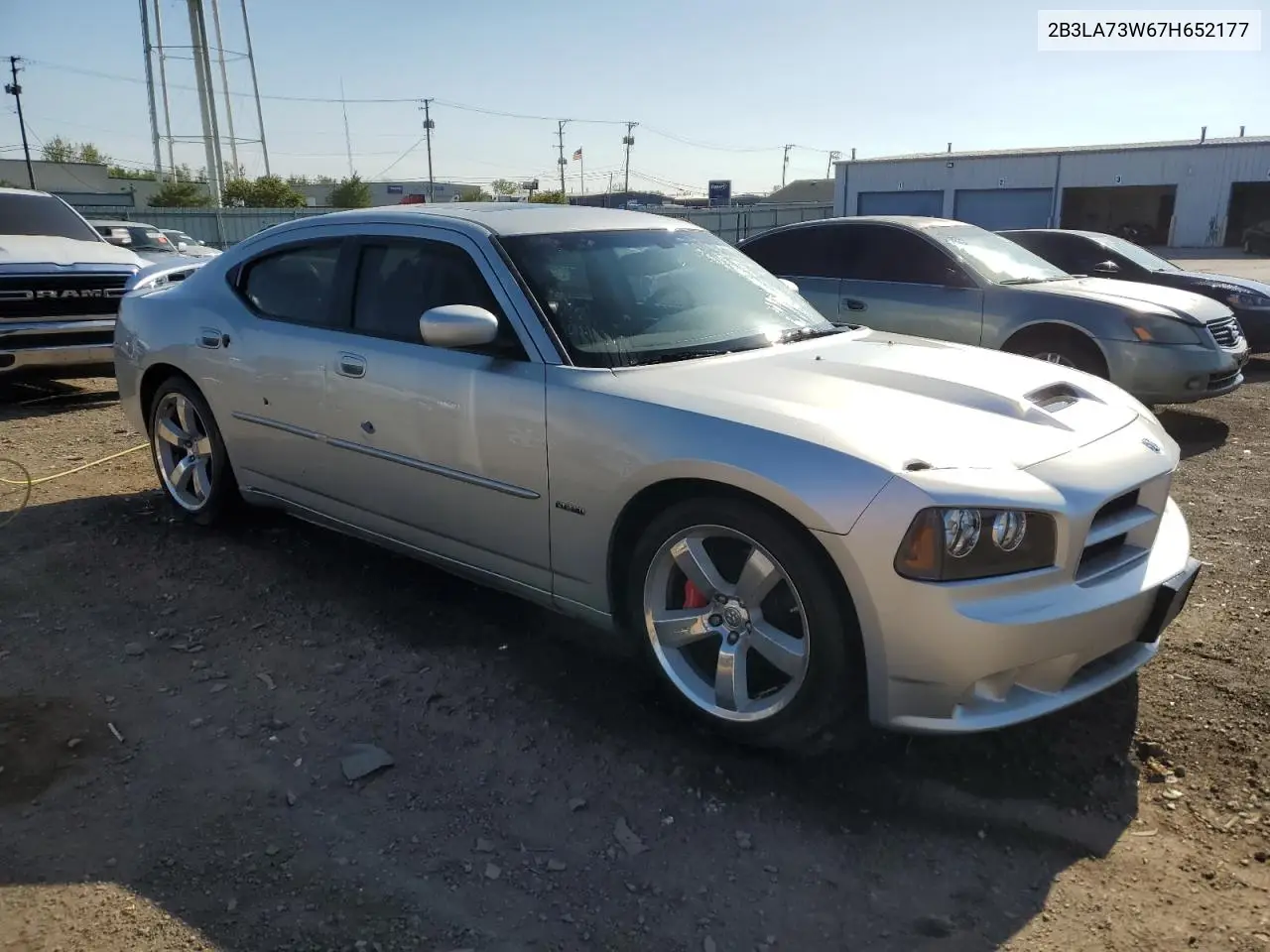 2007 Dodge Charger Srt-8 VIN: 2B3LA73W67H652177 Lot: 55176925