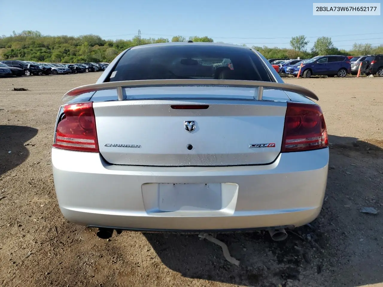 2007 Dodge Charger Srt-8 VIN: 2B3LA73W67H652177 Lot: 55176925