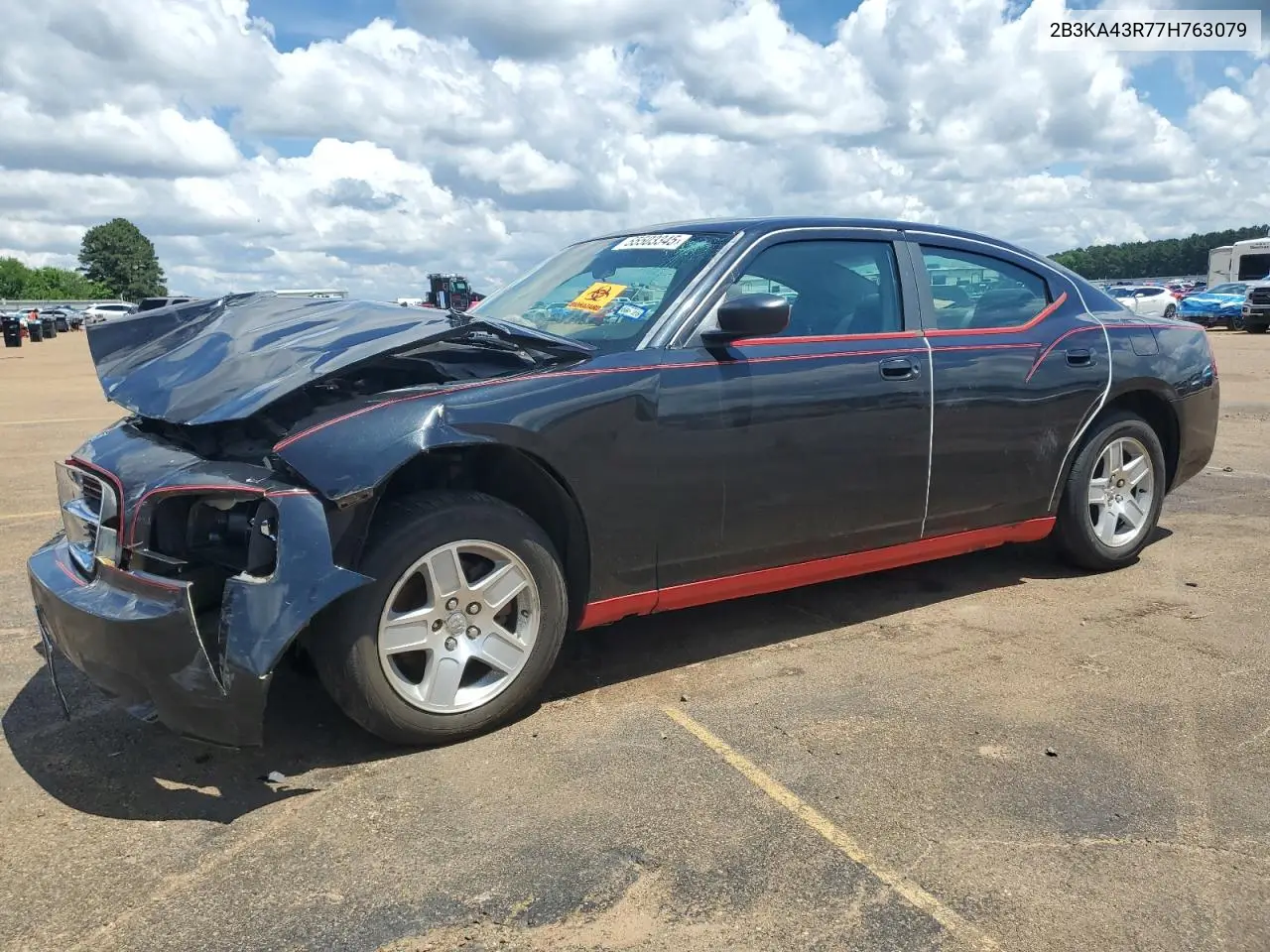 2007 Dodge Charger Se VIN: 2B3KA43R77H763079 Lot: 55503345