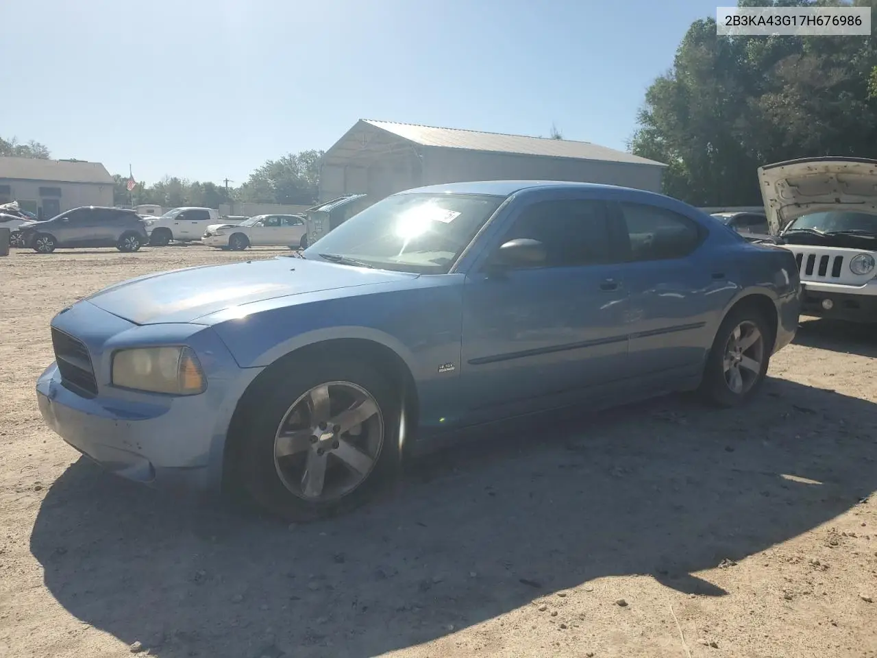 2007 Dodge Charger Se VIN: 2B3KA43G17H676986 Lot: 55747455