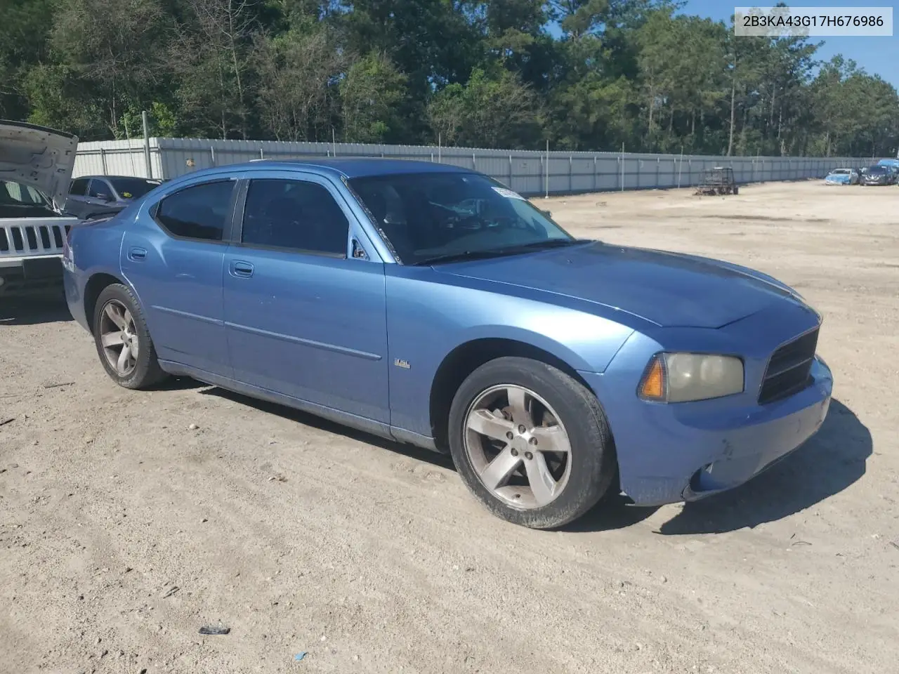 2007 Dodge Charger Se VIN: 2B3KA43G17H676986 Lot: 55747455
