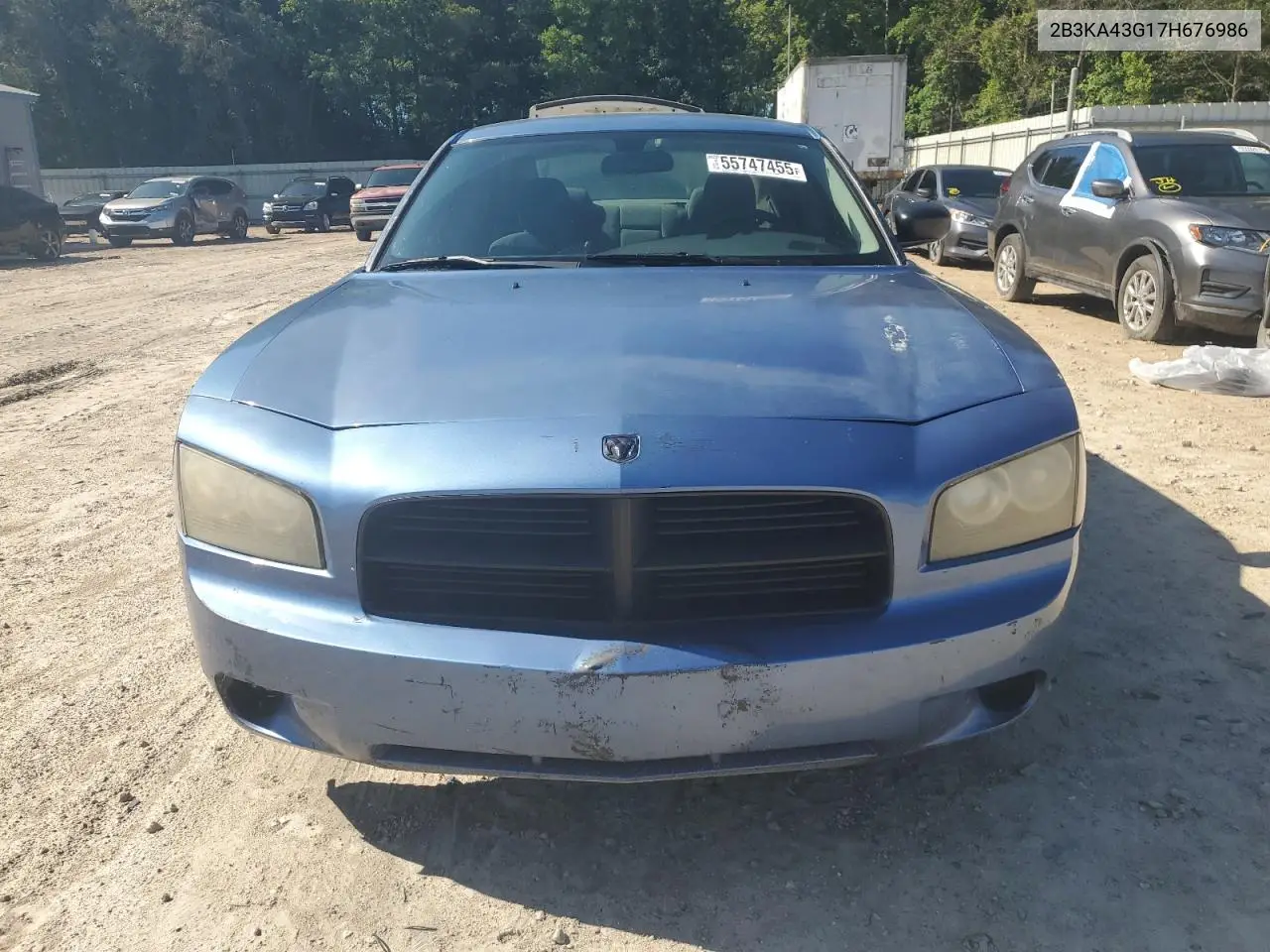 2007 Dodge Charger Se VIN: 2B3KA43G17H676986 Lot: 55747455