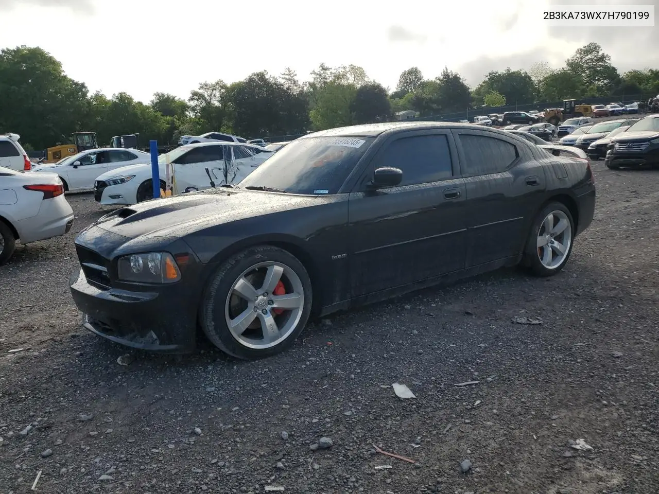 2007 Dodge Charger Srt-8 VIN: 2B3KA73WX7H790199 Lot: 55916245