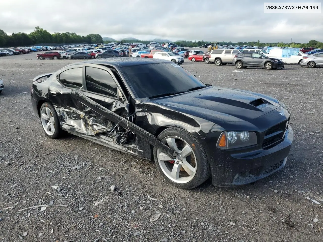 2007 Dodge Charger Srt-8 VIN: 2B3KA73WX7H790199 Lot: 55916245