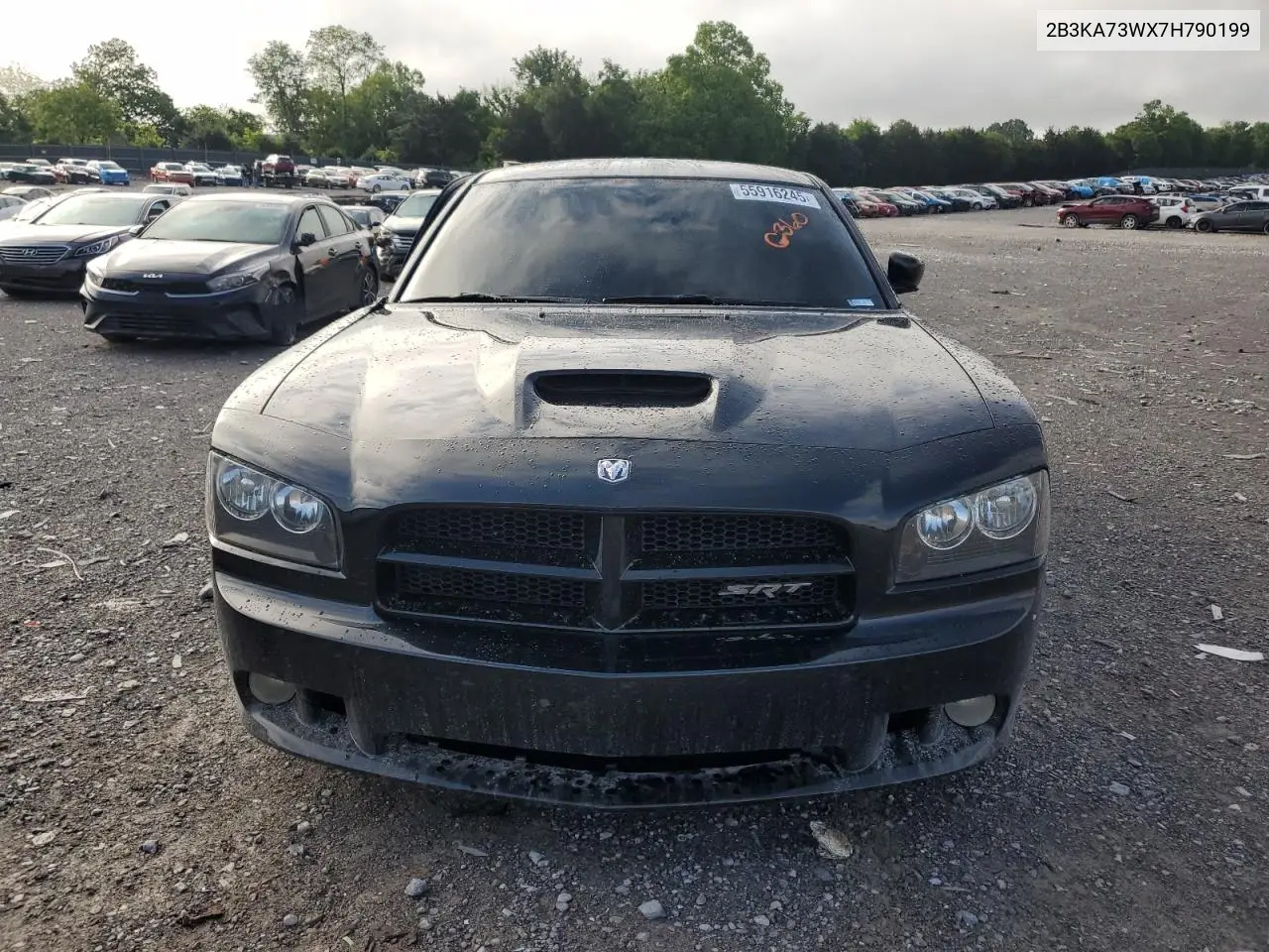2007 Dodge Charger Srt-8 VIN: 2B3KA73WX7H790199 Lot: 55916245