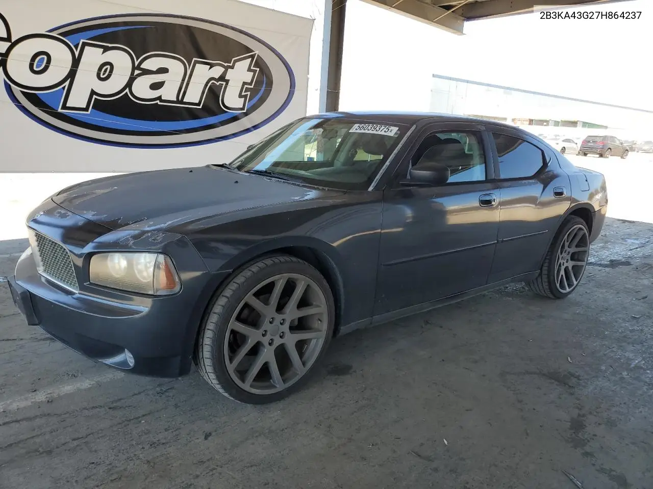 2007 Dodge Charger Se VIN: 2B3KA43G27H864237 Lot: 56039375