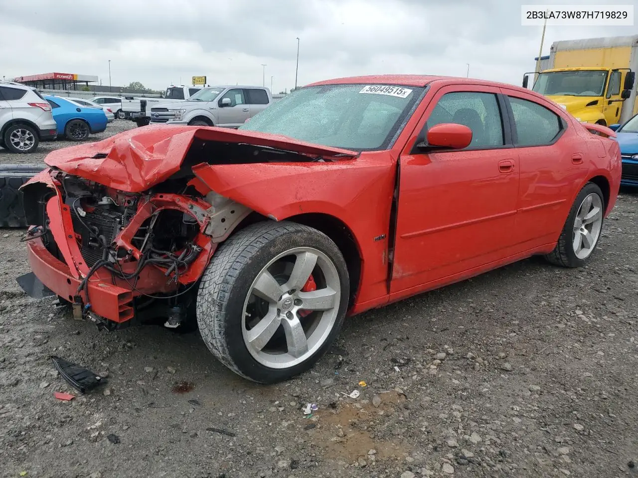2007 Dodge Charger Srt-8 VIN: 2B3LA73W87H719829 Lot: 56049515