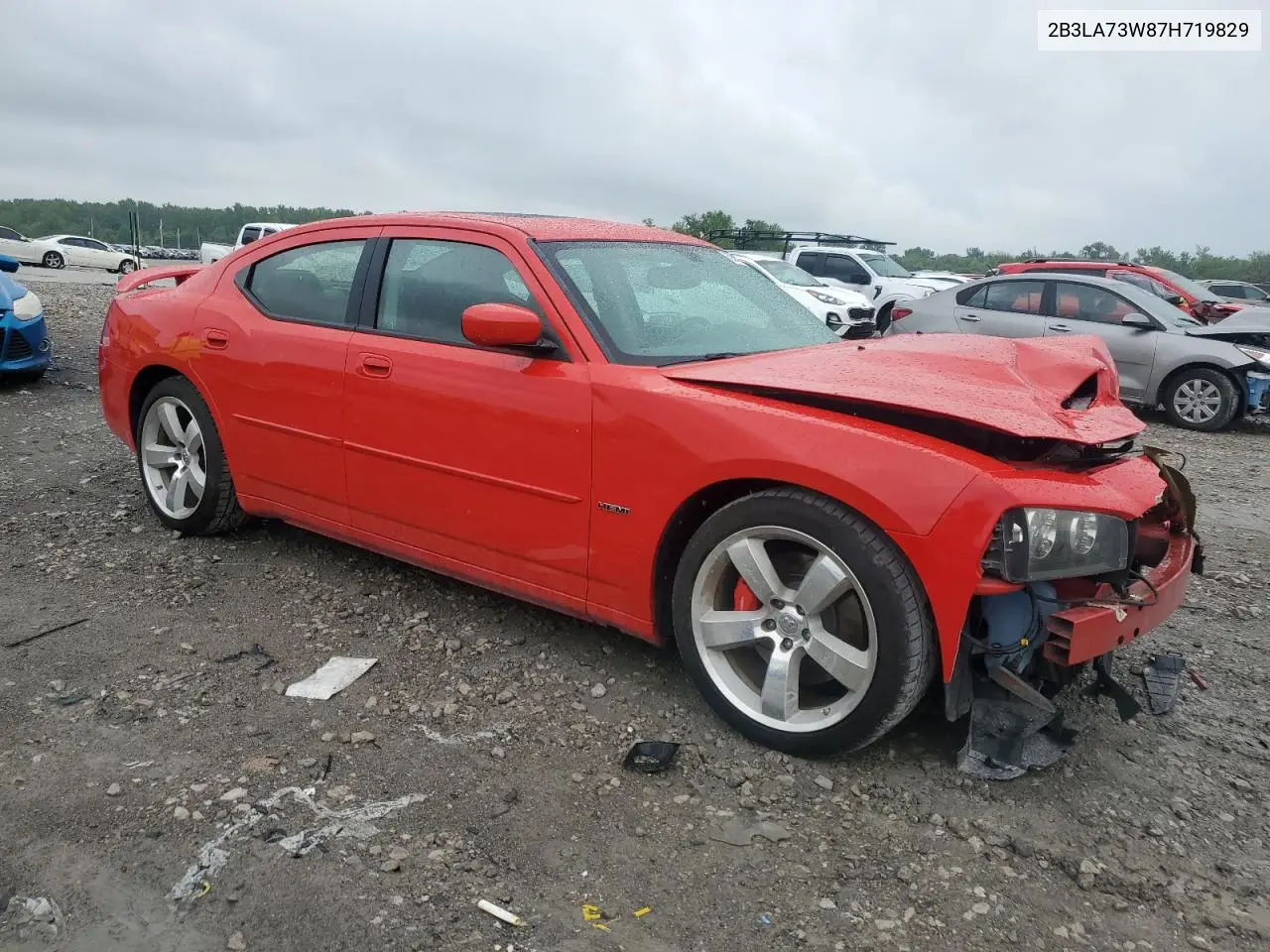 2007 Dodge Charger Srt-8 VIN: 2B3LA73W87H719829 Lot: 56049515