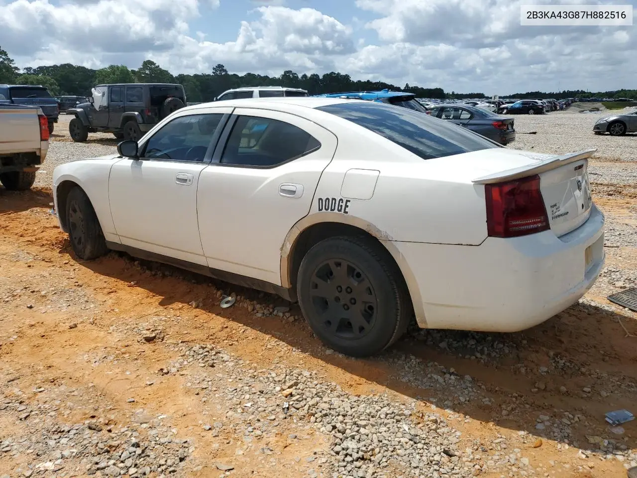 2007 Dodge Charger Se VIN: 2B3KA43G87H882516 Lot: 56335495