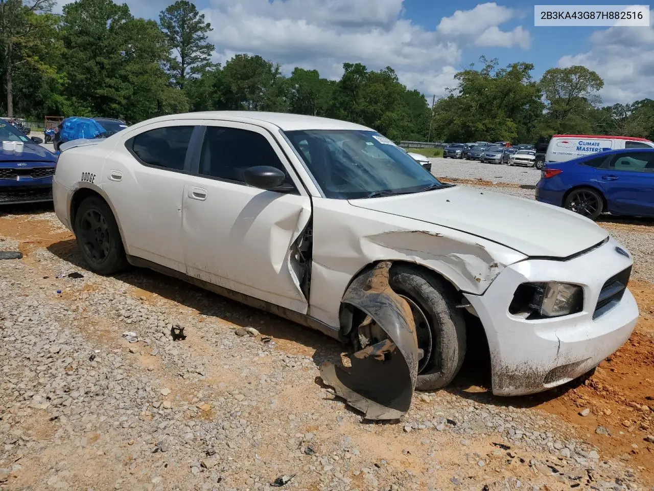2007 Dodge Charger Se VIN: 2B3KA43G87H882516 Lot: 56335495