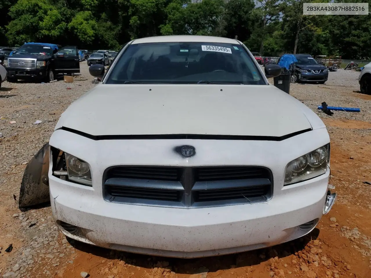 2007 Dodge Charger Se VIN: 2B3KA43G87H882516 Lot: 56335495