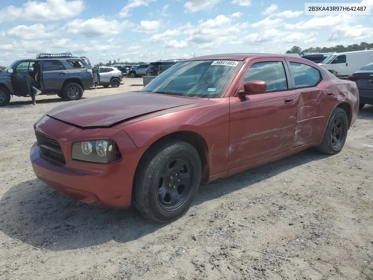 2007 Dodge Charger Se VIN: 2B3KA43R97H642487 Lot: 56841465