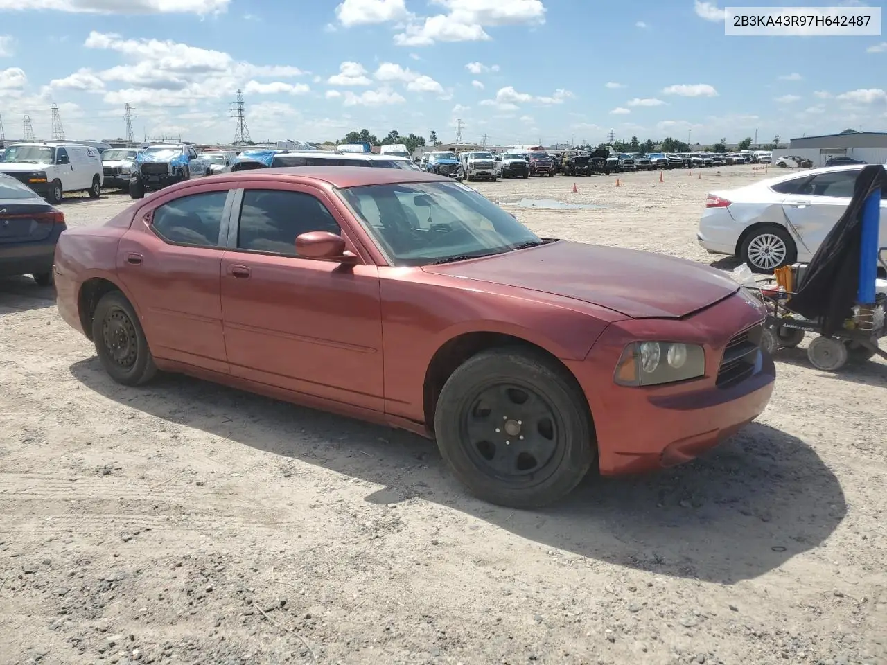 2007 Dodge Charger Se VIN: 2B3KA43R97H642487 Lot: 56841465