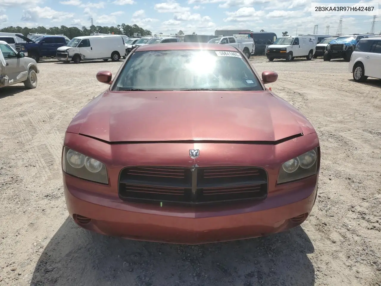 2007 Dodge Charger Se VIN: 2B3KA43R97H642487 Lot: 56841465