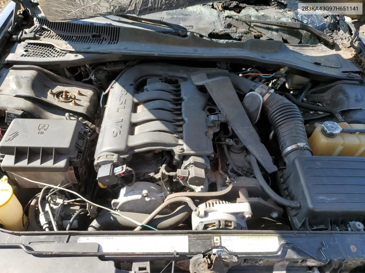 2007 Dodge Charger Se VIN: 2B3KA43G97H651141 Lot: 61526475