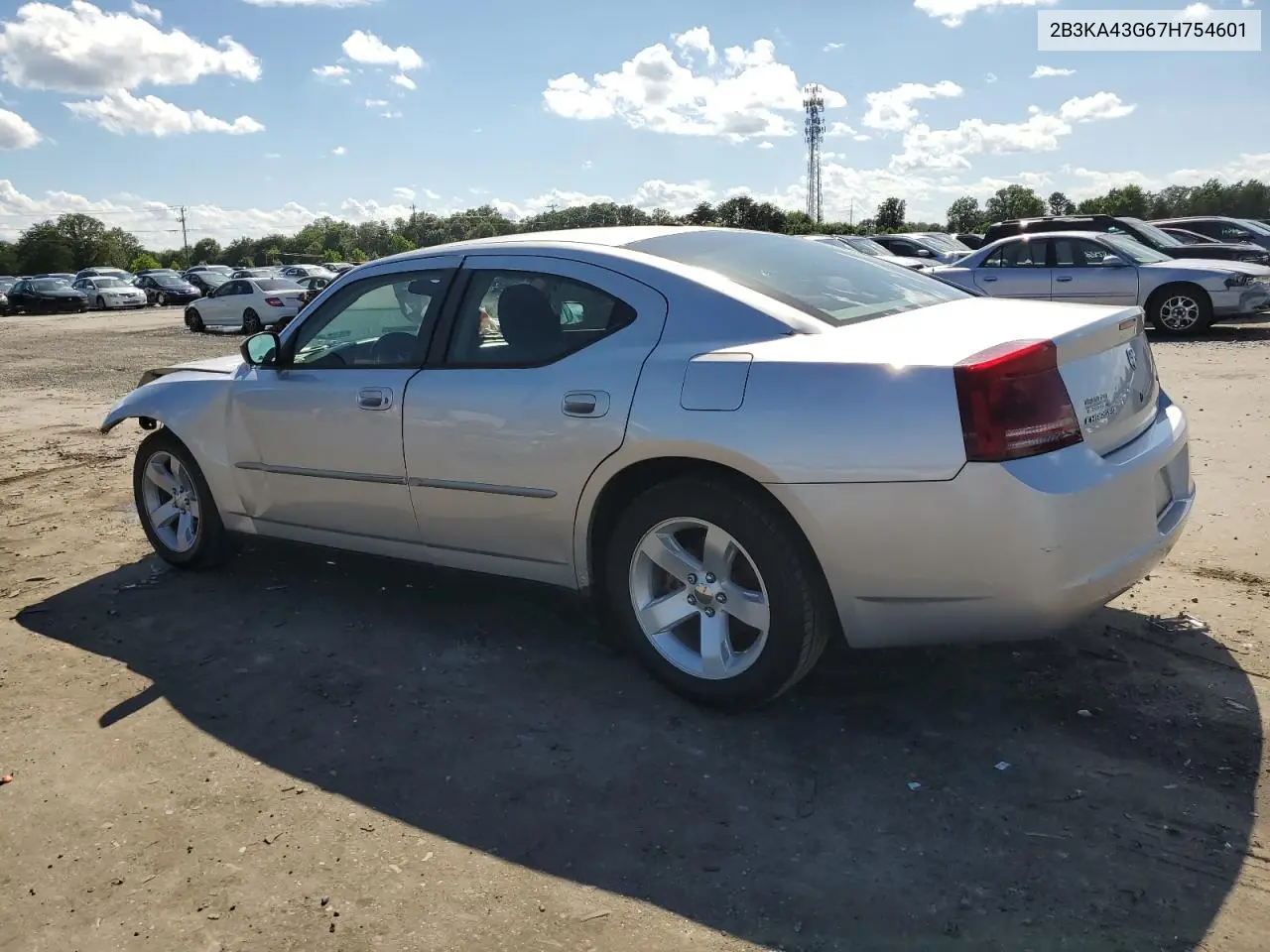 2007 Dodge Charger Se VIN: 2B3KA43G67H754601 Lot: 61531225