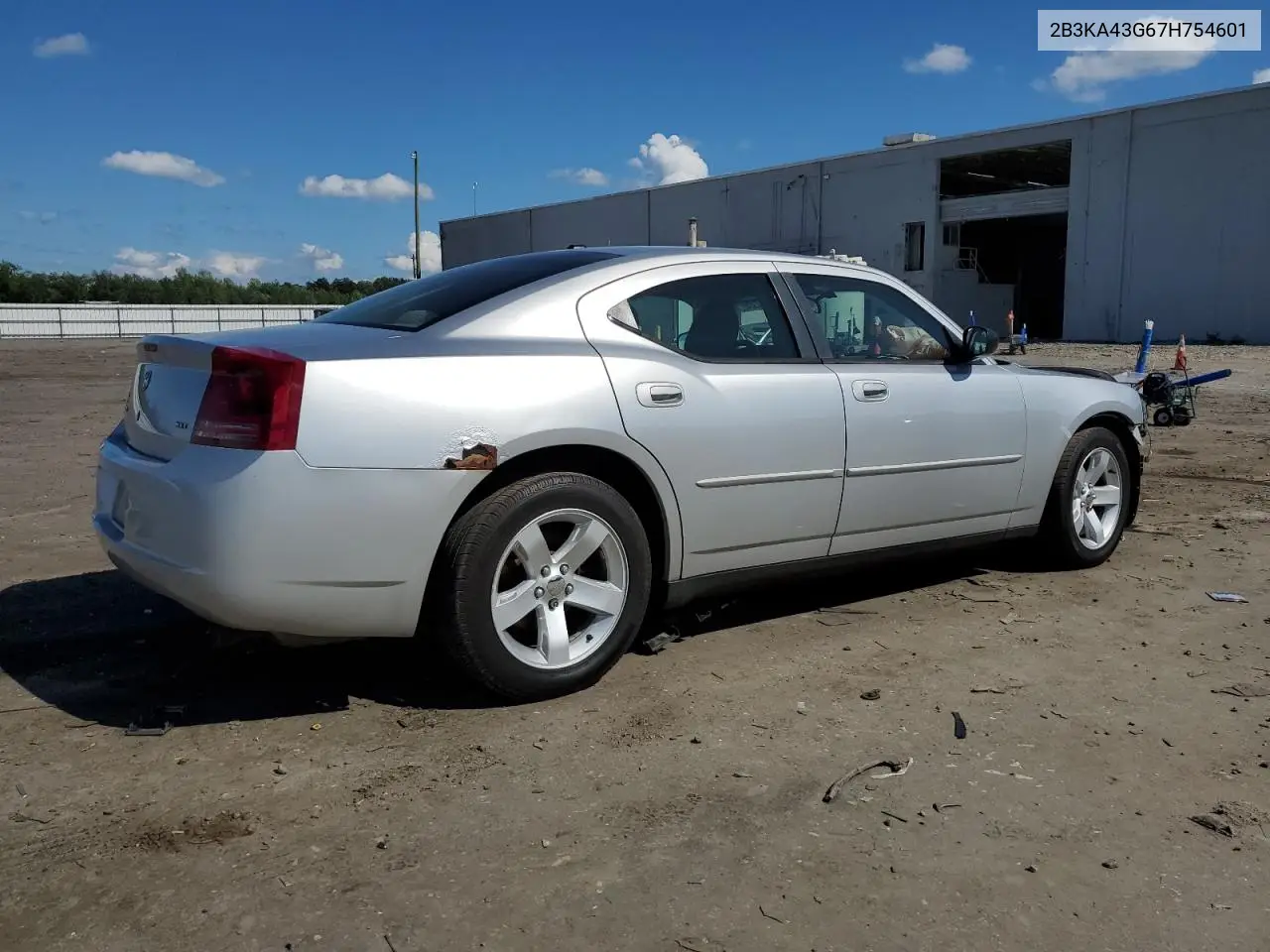 2007 Dodge Charger Se VIN: 2B3KA43G67H754601 Lot: 61531225