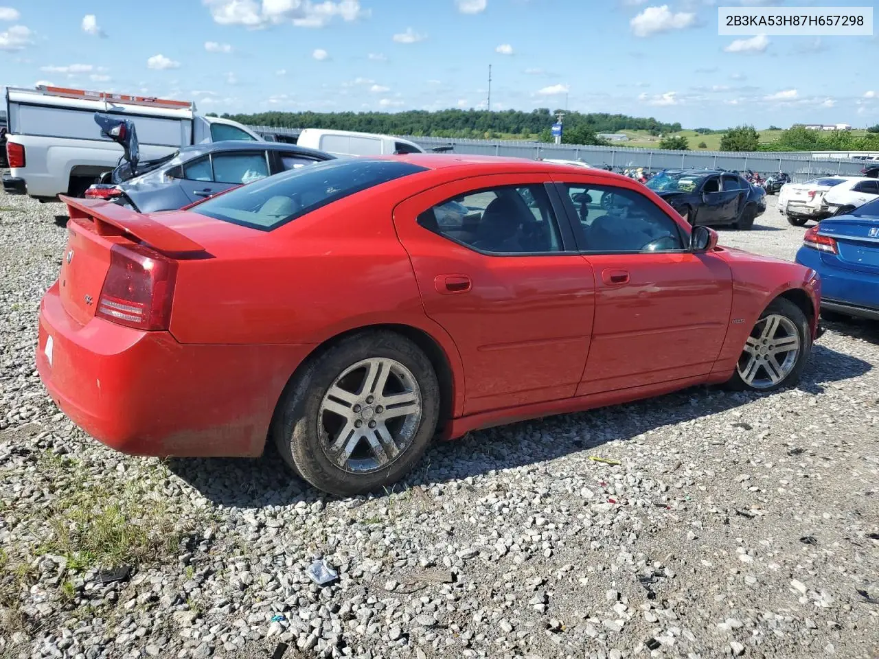 2007 Dodge Charger R/T VIN: 2B3KA53H87H657298 Lot: 61551005