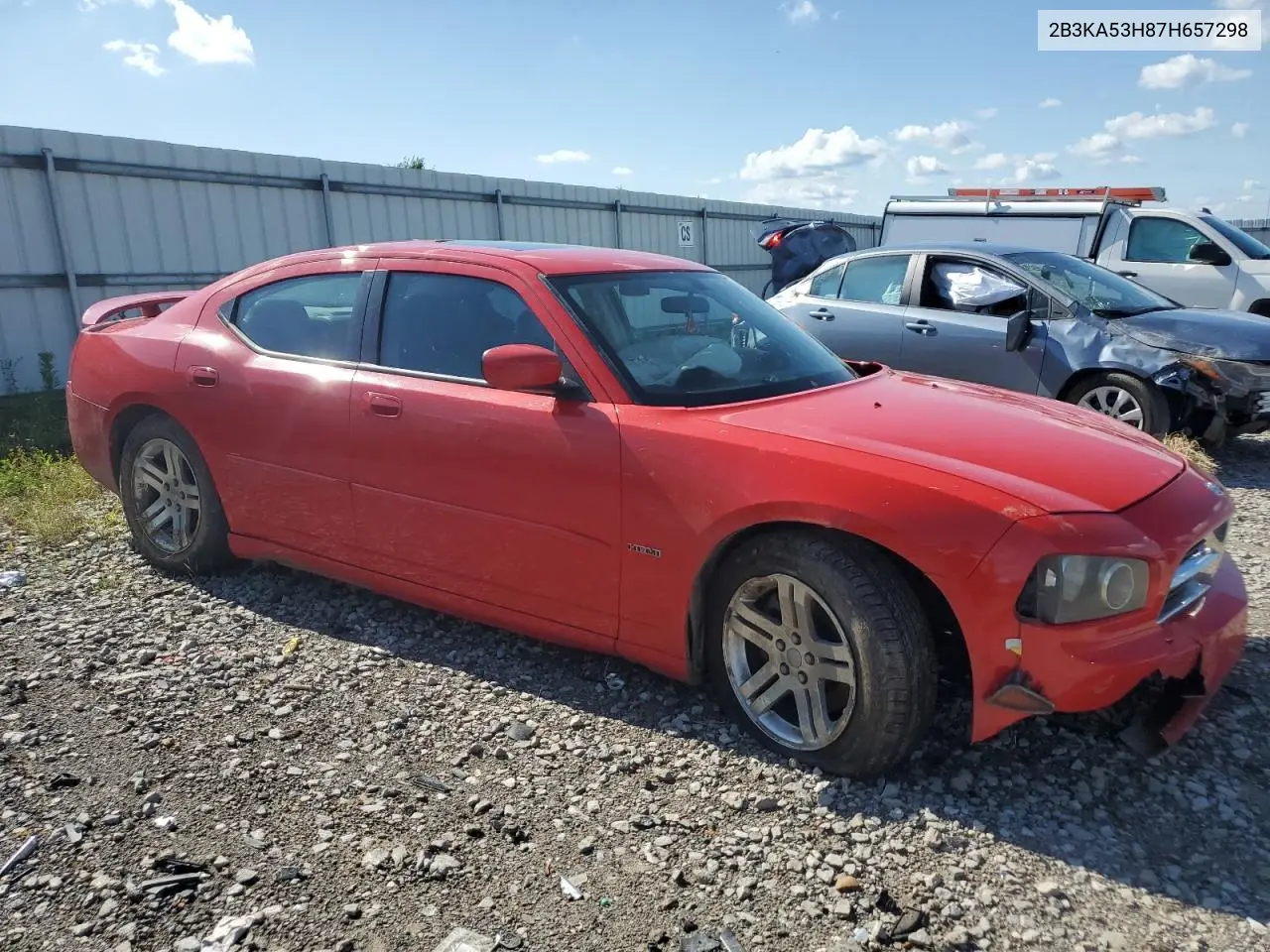 2007 Dodge Charger R/T VIN: 2B3KA53H87H657298 Lot: 61551005