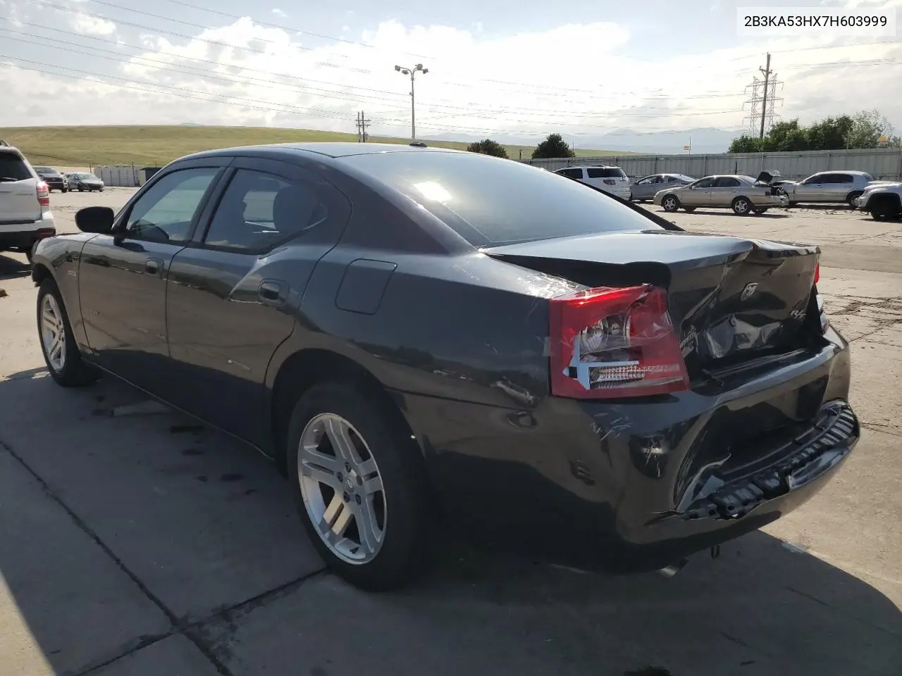 2007 Dodge Charger R/T VIN: 2B3KA53HX7H603999 Lot: 61764625