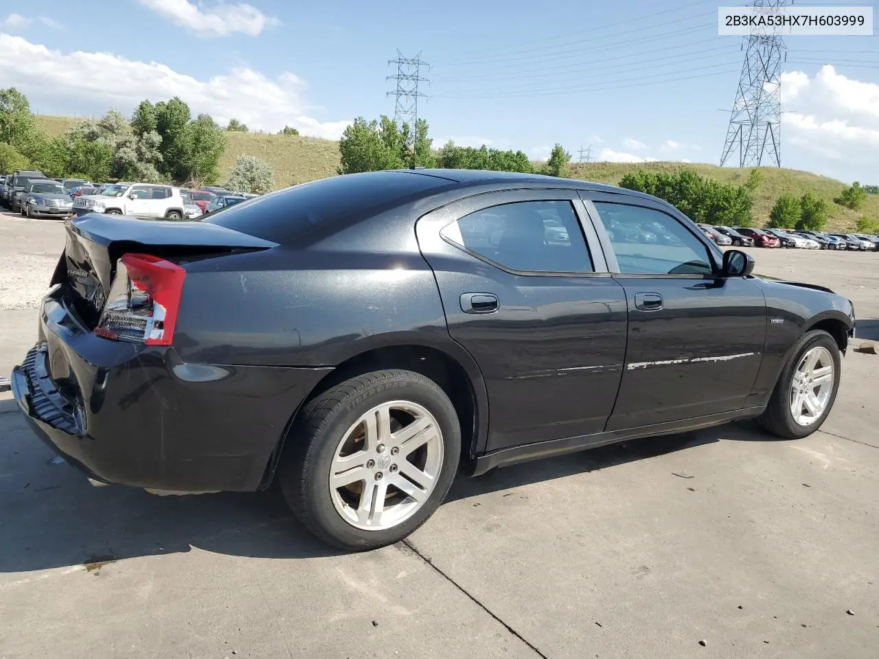 2007 Dodge Charger R/T VIN: 2B3KA53HX7H603999 Lot: 61764625