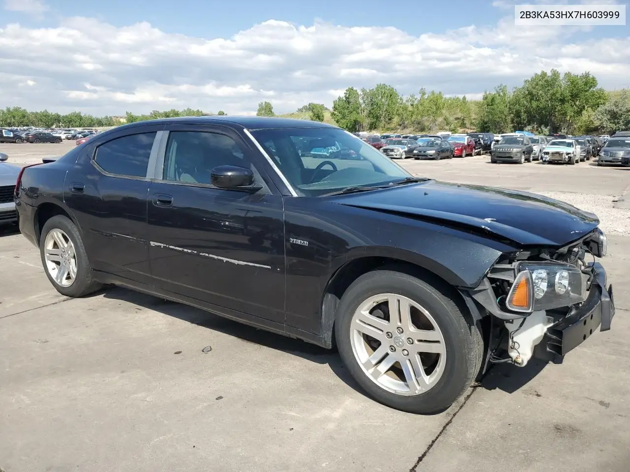 2007 Dodge Charger R/T VIN: 2B3KA53HX7H603999 Lot: 61764625