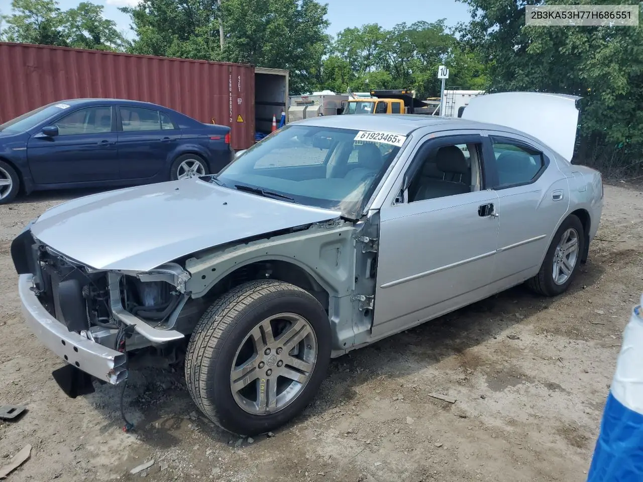 2007 Dodge Charger R/T VIN: 2B3KA53H77H686551 Lot: 61923465