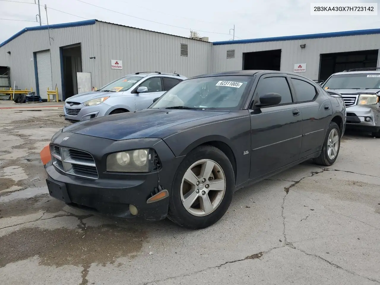 2007 Dodge Charger Se VIN: 2B3KA43GX7H723142 Lot: 62311005