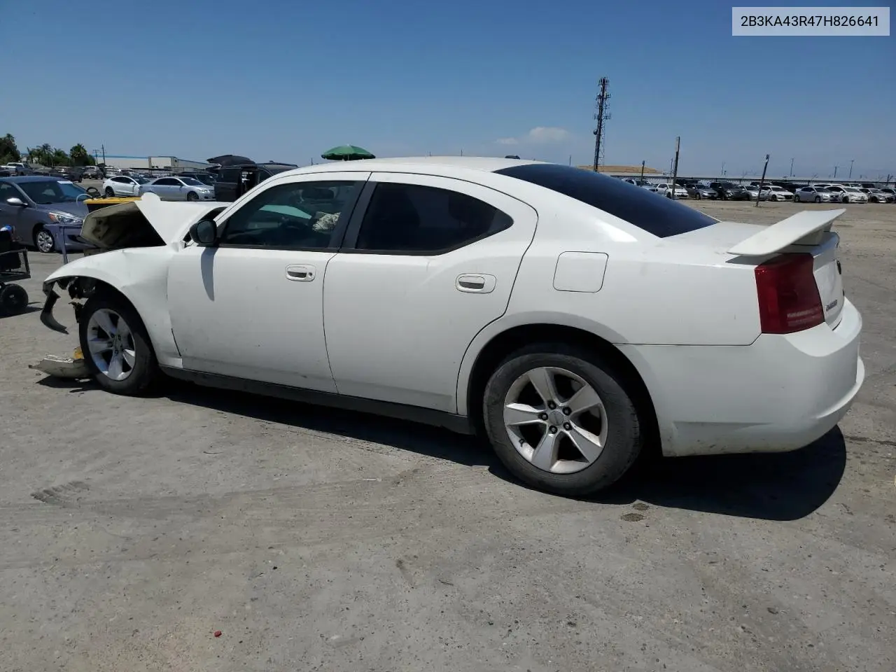 2007 Dodge Charger Se VIN: 2B3KA43R47H826641 Lot: 62500585