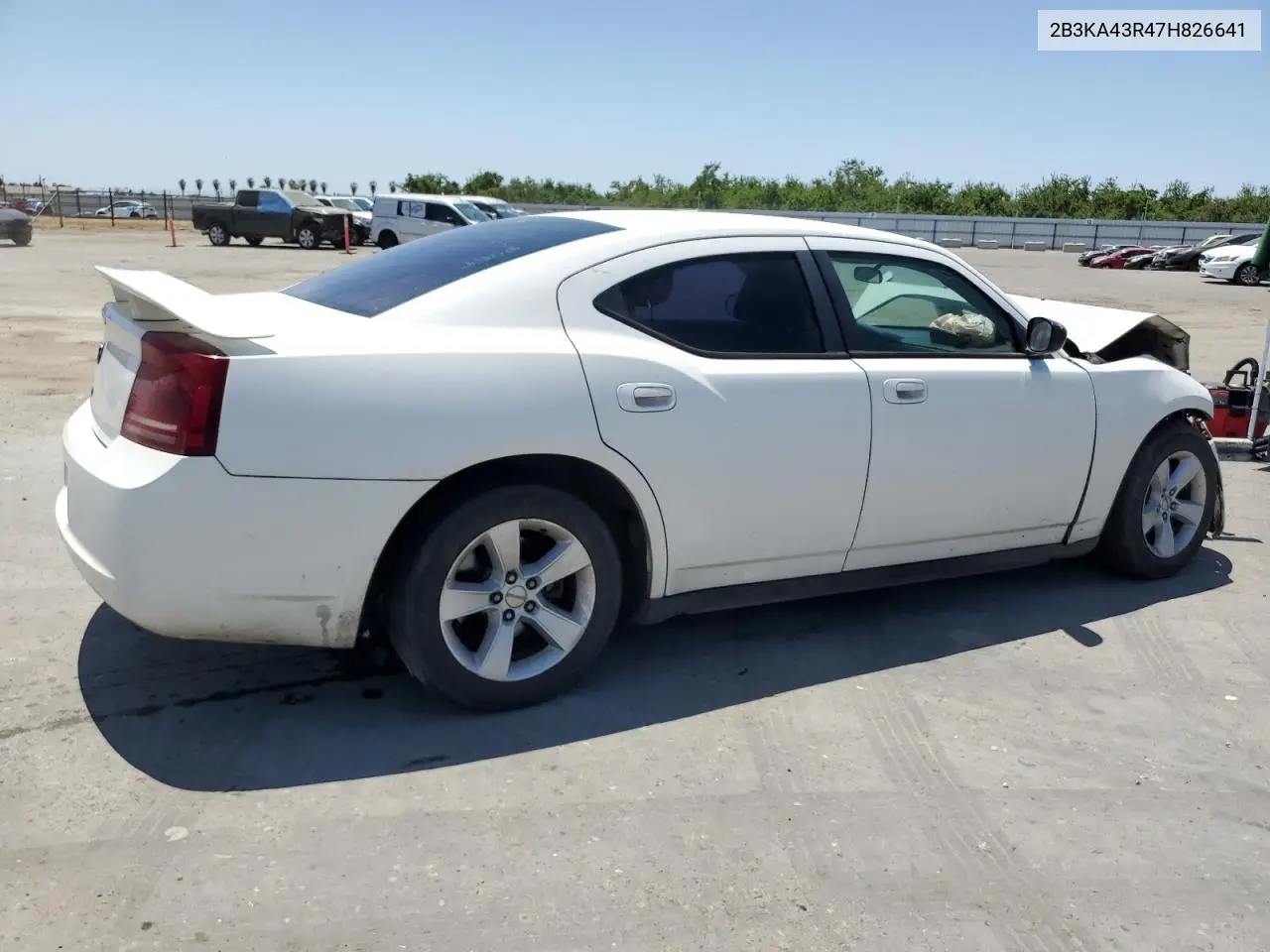 2007 Dodge Charger Se VIN: 2B3KA43R47H826641 Lot: 62500585