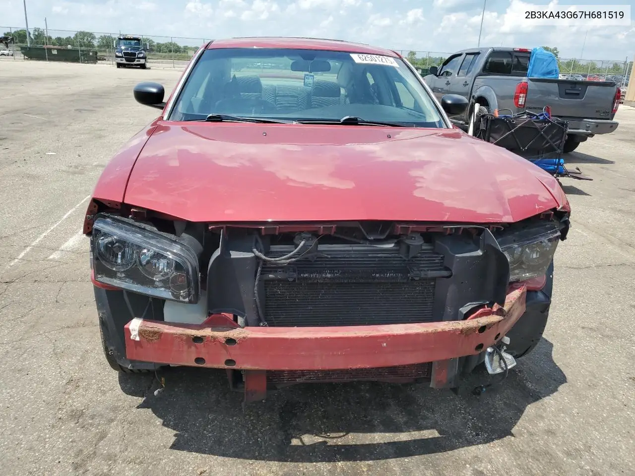 2007 Dodge Charger Se VIN: 2B3KA43G67H681519 Lot: 62501275