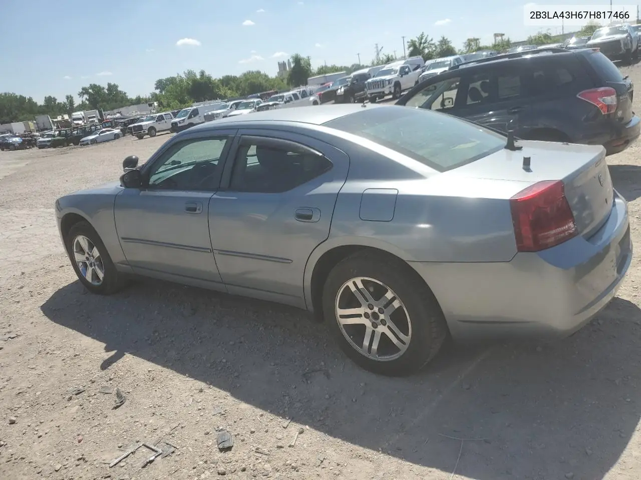 2007 Dodge Charger Se VIN: 2B3LA43H67H817466 Lot: 63225325