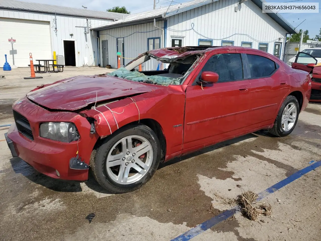 2007 Dodge Charger R/T VIN: 2B3KA53H37H656043 Lot: 63292565