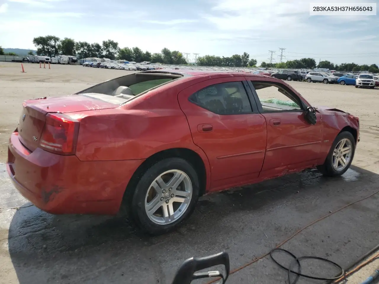 2007 Dodge Charger R/T VIN: 2B3KA53H37H656043 Lot: 63292565